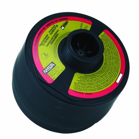 Msa Safety Canister Assembly., Threaded, Ph/Am/Cl/P100 10059903